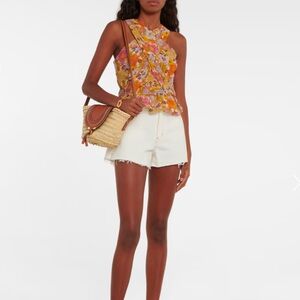 VERONICA BEARD
Kailani floral silk top size 00